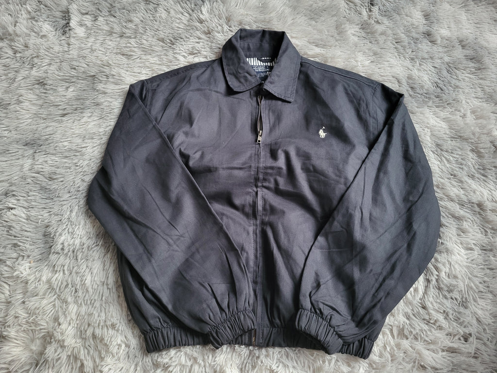 Veste Harrington Polo Ralph Lauren Homme - Bleu - Coton Premium - Taille M - Neuf