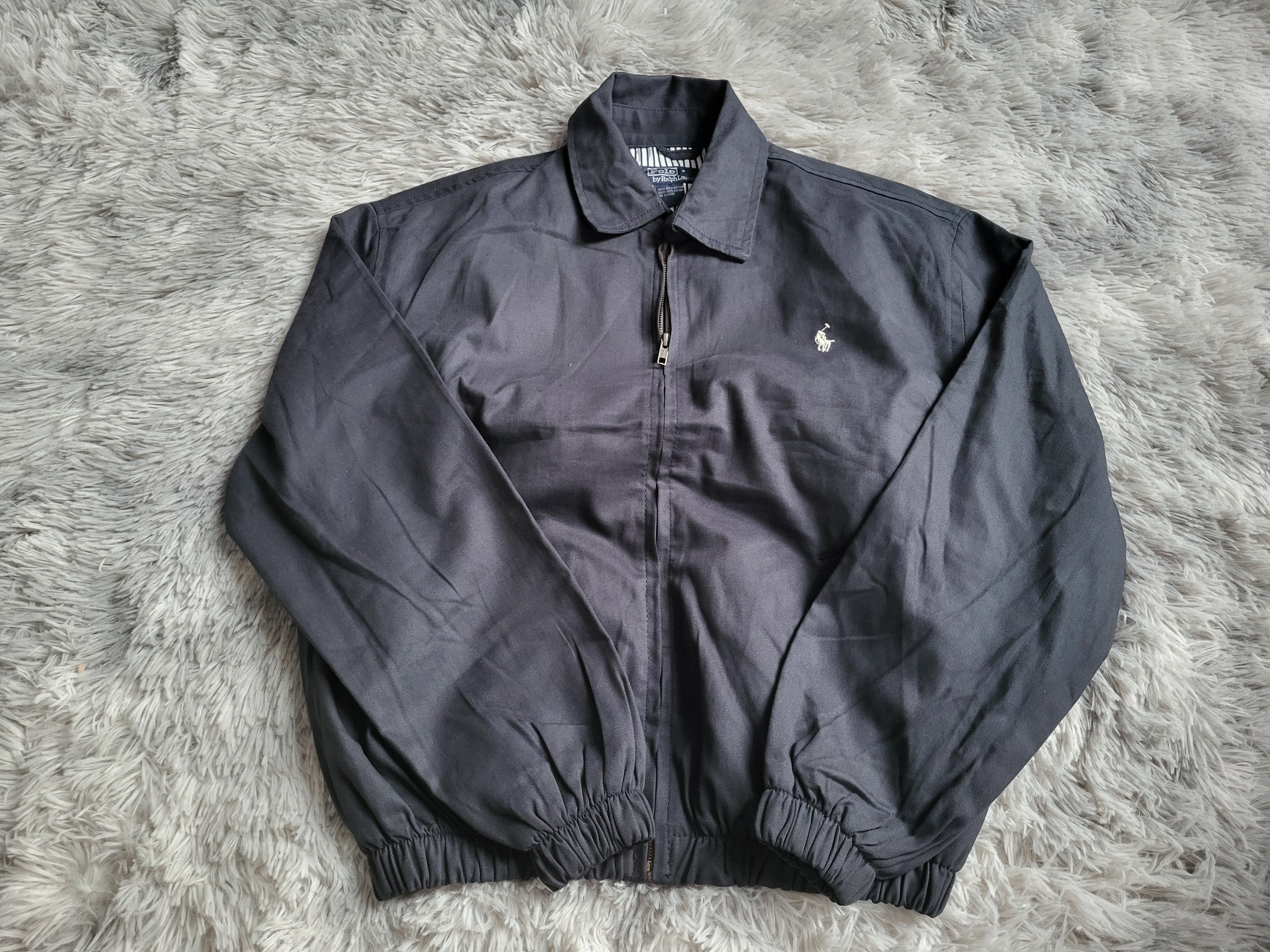 Veste Harrington Polo Ralph Lauren Homme - Bleu - Coton Premium - Taille M - Neuf