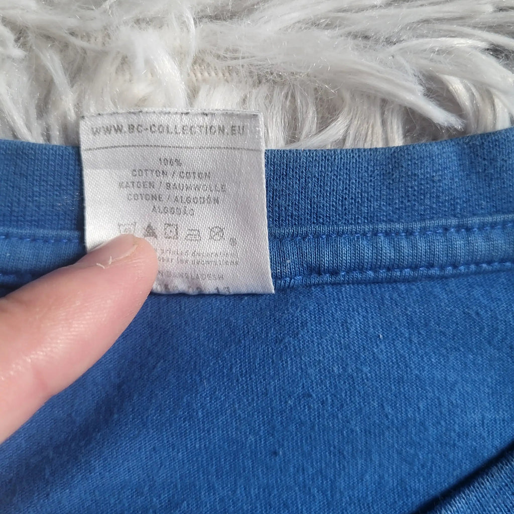 T-shirt bleu BC Collection, taille non visible, Fripes Sélect