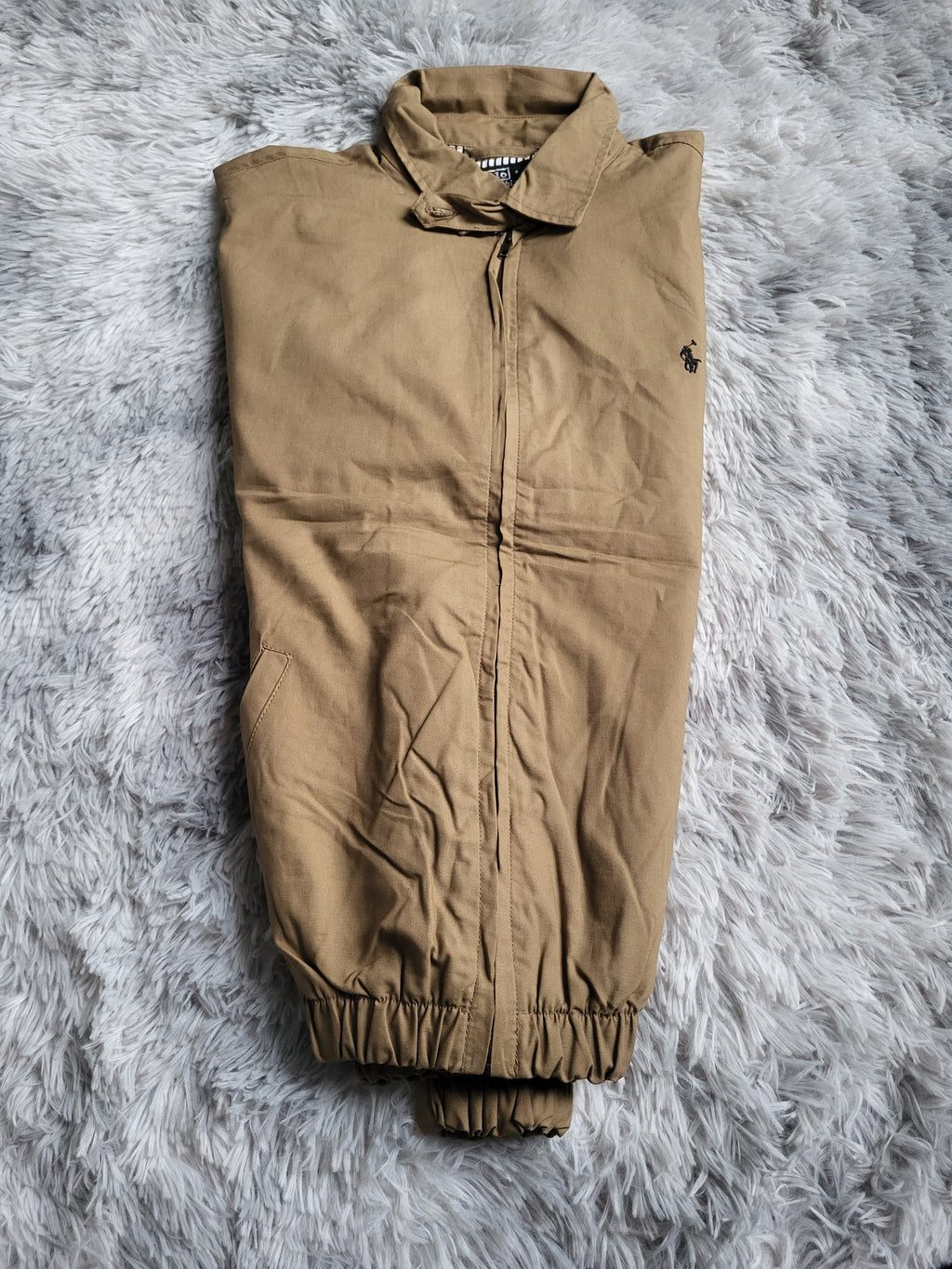 Veste Harrington Polo Ralph Lauren Homme - Beige - Coton Premium - Taille XL - Neuf