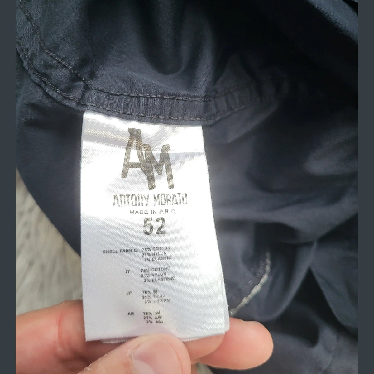 Veste Antony Morato noire, taille 52, Fripes Sélect
