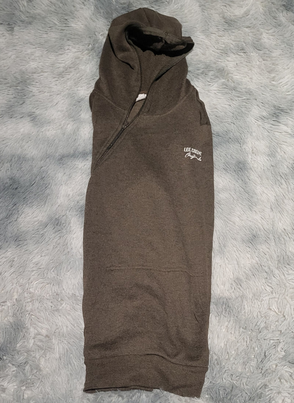 Hoodie Lee Cooper Originals - Style Unique Zip Latéral - XL