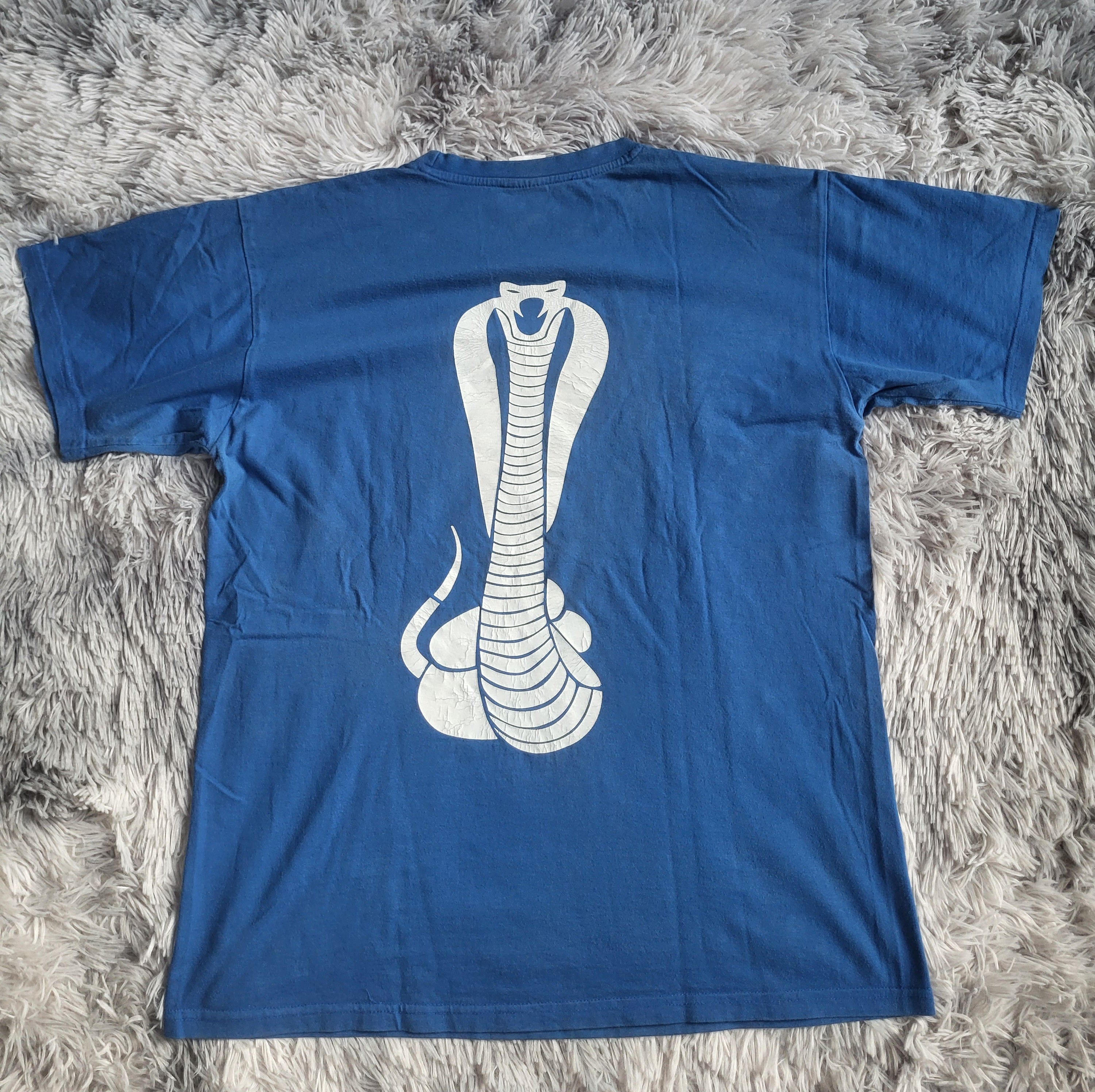 T-shirt Bleu Royal VENIN – Logo Cobra – B&C Exact 190 – Taille M – Streetwear