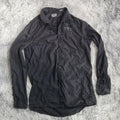 Chemise Energie Vintage Y2K Noire - Style Militaire - Taille XL - Idéal Custom ou Teinture
