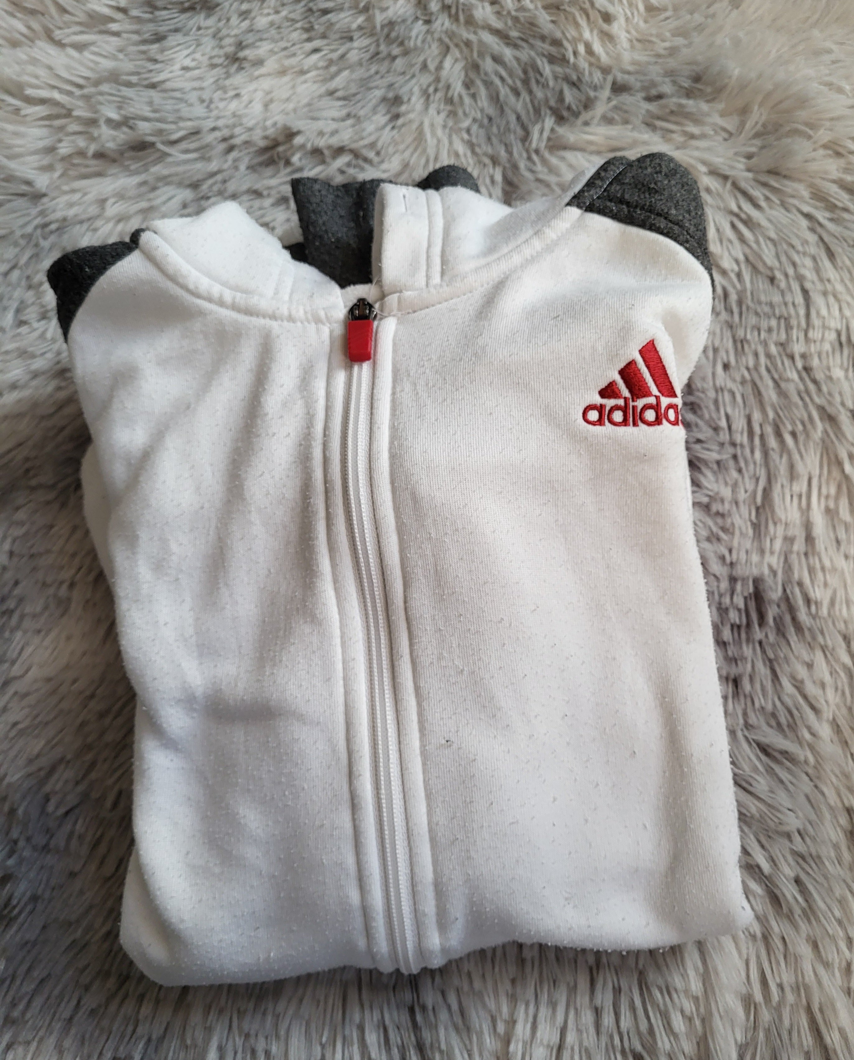 Veste Adidas Team Canada Climawarm - Blanc & Anthracite - Taille S