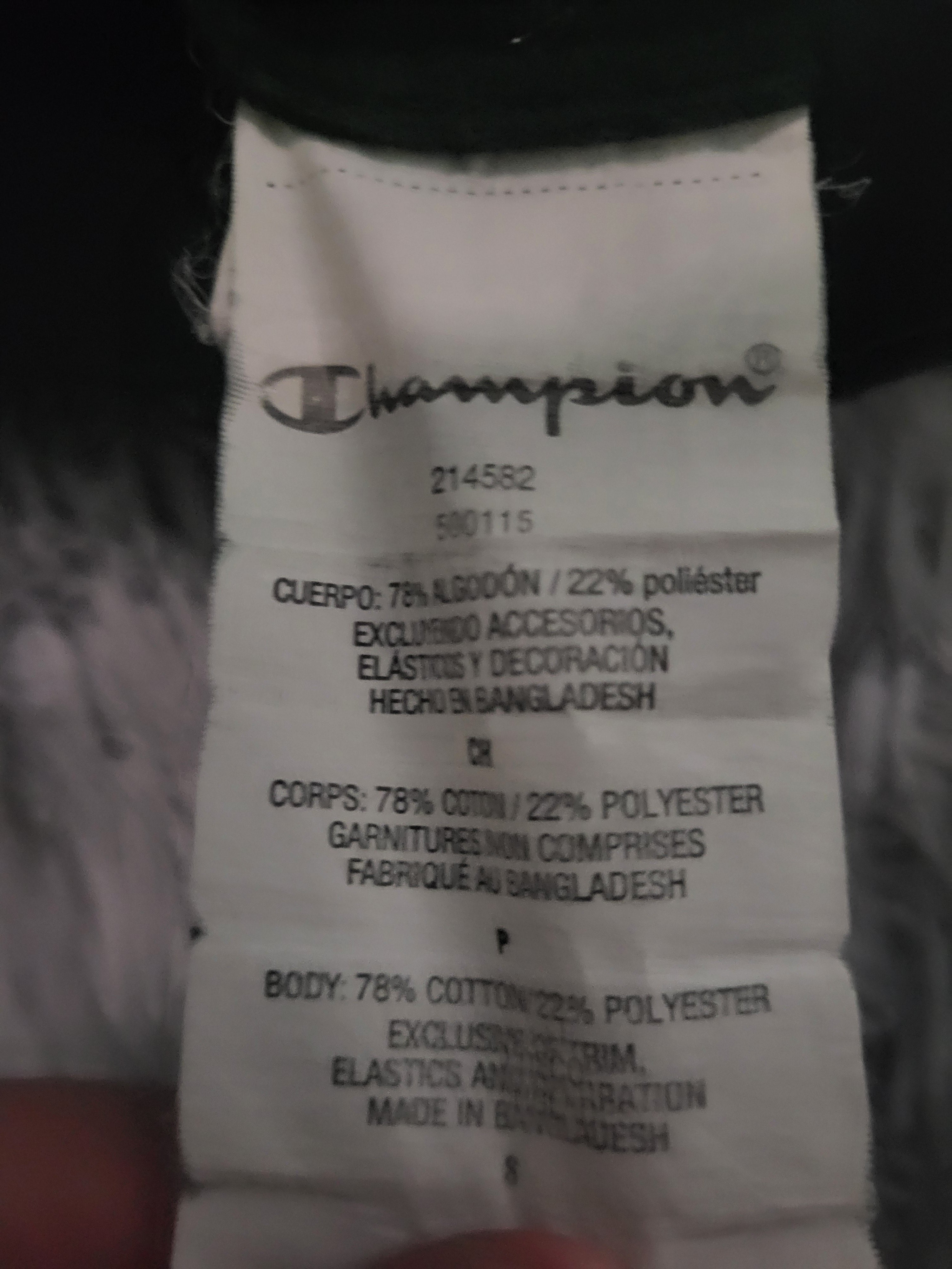 Sweat à capuche Champion noir – Taille S