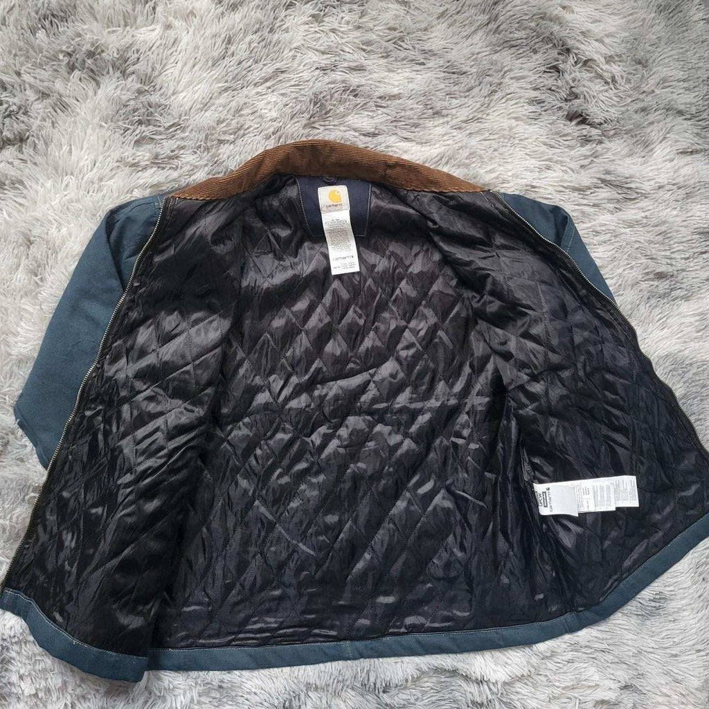Veste Carhartt Rework Bleu Marine - Taille XL - Vintage Workwear